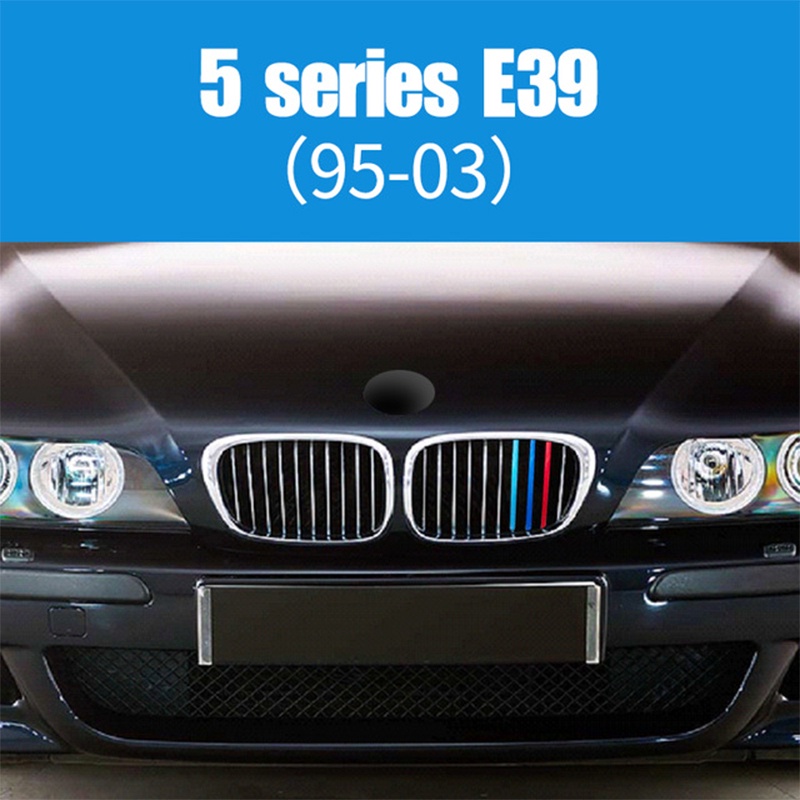 3pcs Klip Trim Grille Mobil Balap BMW E39 E60 F10 F07 G30 F18 5 Series GT GT5 Bahan ABS M Performance 2019 2020