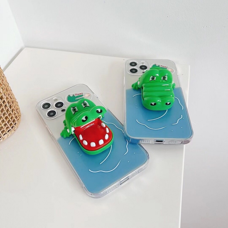 Yh case Crocodile Dentist Handphone Motif Kulit Buaya Untuk iphone 13 12 11 Pro Max XS XR 8plus 12pro