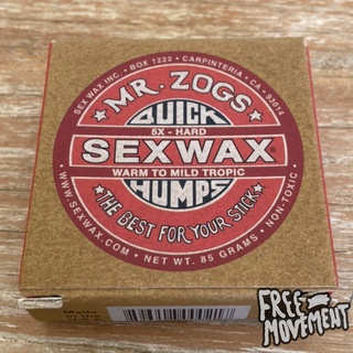 Mr. Zogs Sex Wax Surf Wax Warm to Mild Tropic for surfboards/Lilin Selancar