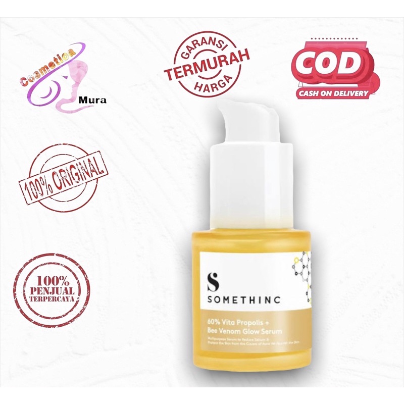 [ serum jerawat ] SOMETHINC 60% Vita Propolis + Bee Venom Glow Serum