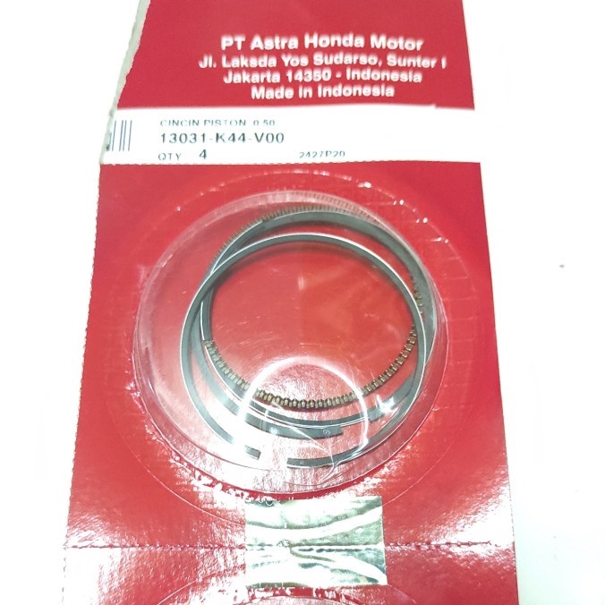 Ring Piston OS 50 Honda Beat POP/ Sporty eSP, Scoopy eSP, Vario 110 eSP 13031-K44-V00