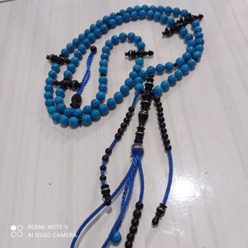 tasbih tijani blue coral original