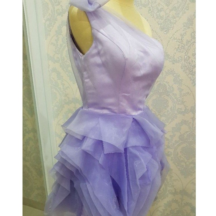 DRESS GAUN PENDEK KEMBANG ORGANZA PETALS