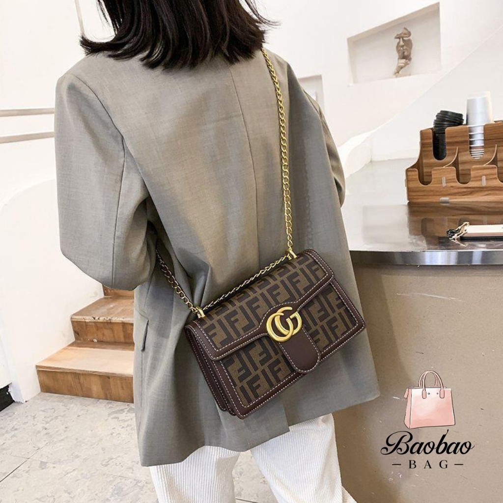 TAS SELEMPANG WANITA - TAS FENDI WANITA - TAS PREMIUM WANITA  BB213