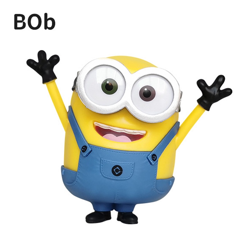 Mainan Despicable Me 2 The Minions Action Figure Role Bob Kevin Stuart Bahan PVC Untuk Hadiah Anak