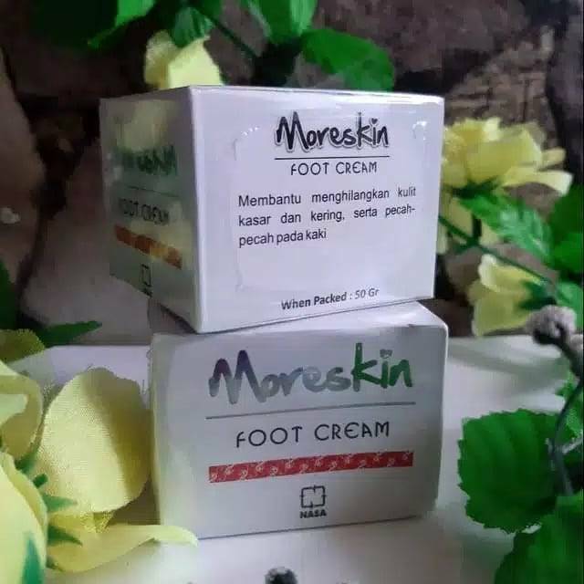 Moreskin Foot cream Atasi Rorombeheun Tumit Kaki Pecah Pecah Telapak Kaki Kering &amp; Kasar