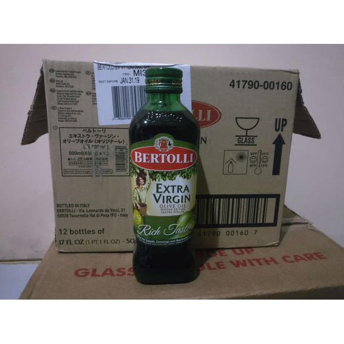 

Bertolli Extra Virgin Olive Oil / Minyak Zaitun Murni 500 ML BEST SELL