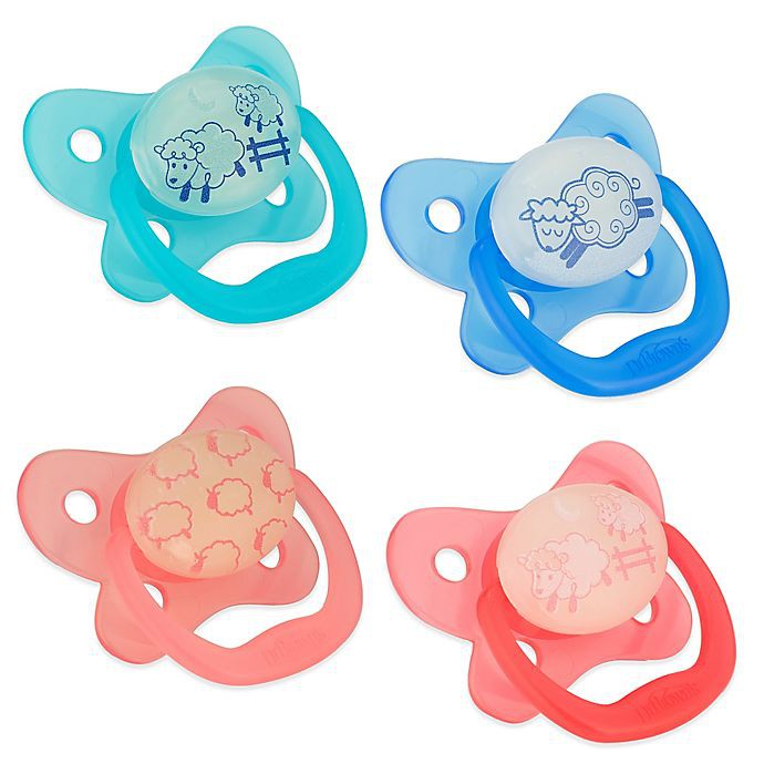 BABEE DR BROWN'S EMPENG BAYI PACIFIER GLOW IN THE DARK SMUA LEVEL - STAGE 1 &amp; STAGE 2