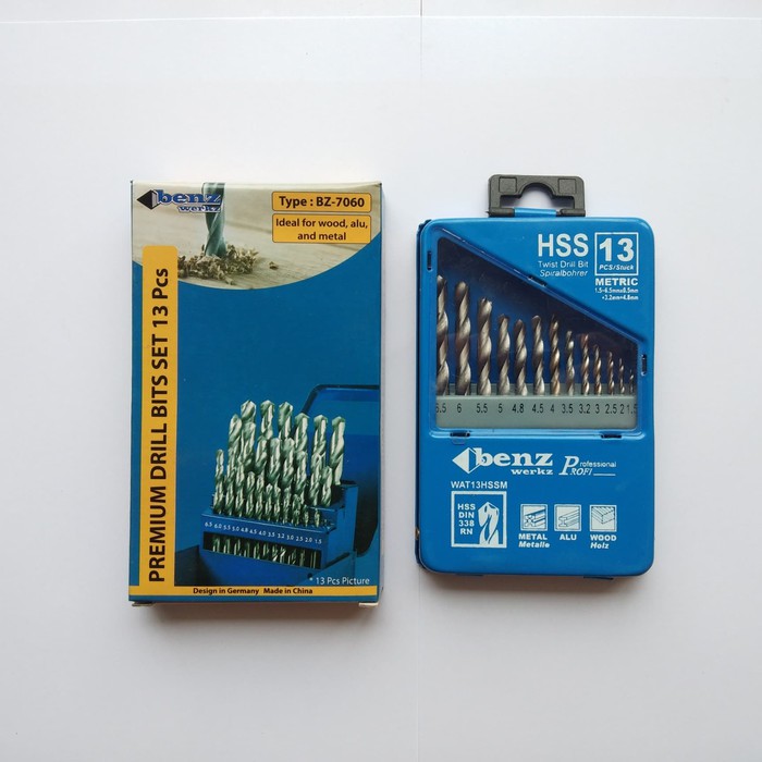 BENZ - MATA BOR BESI SET 13PCS BZ-7060 MURAH KUALITAS TERBAIK