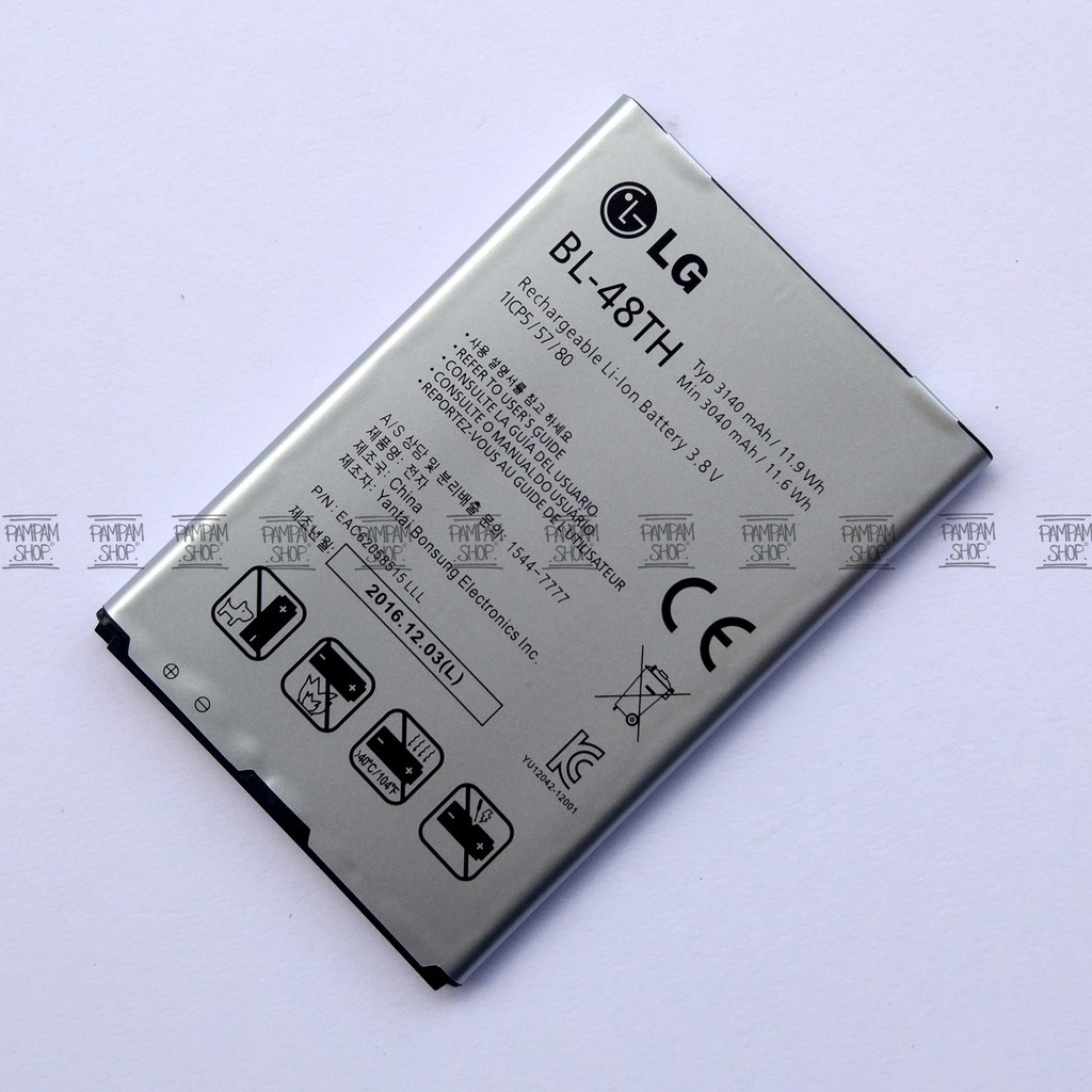 Baterai LG Optimus G Pro E980 E985 Original OEM BL-48TH BL48TH Batre Batrai Battery HP