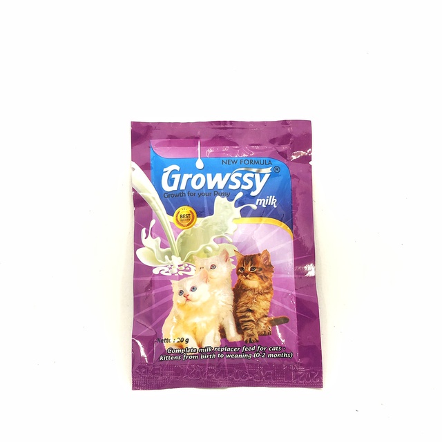 Susu Anak Kucing Kitten GROWSSY 20 Gram / Cat Milk Murah