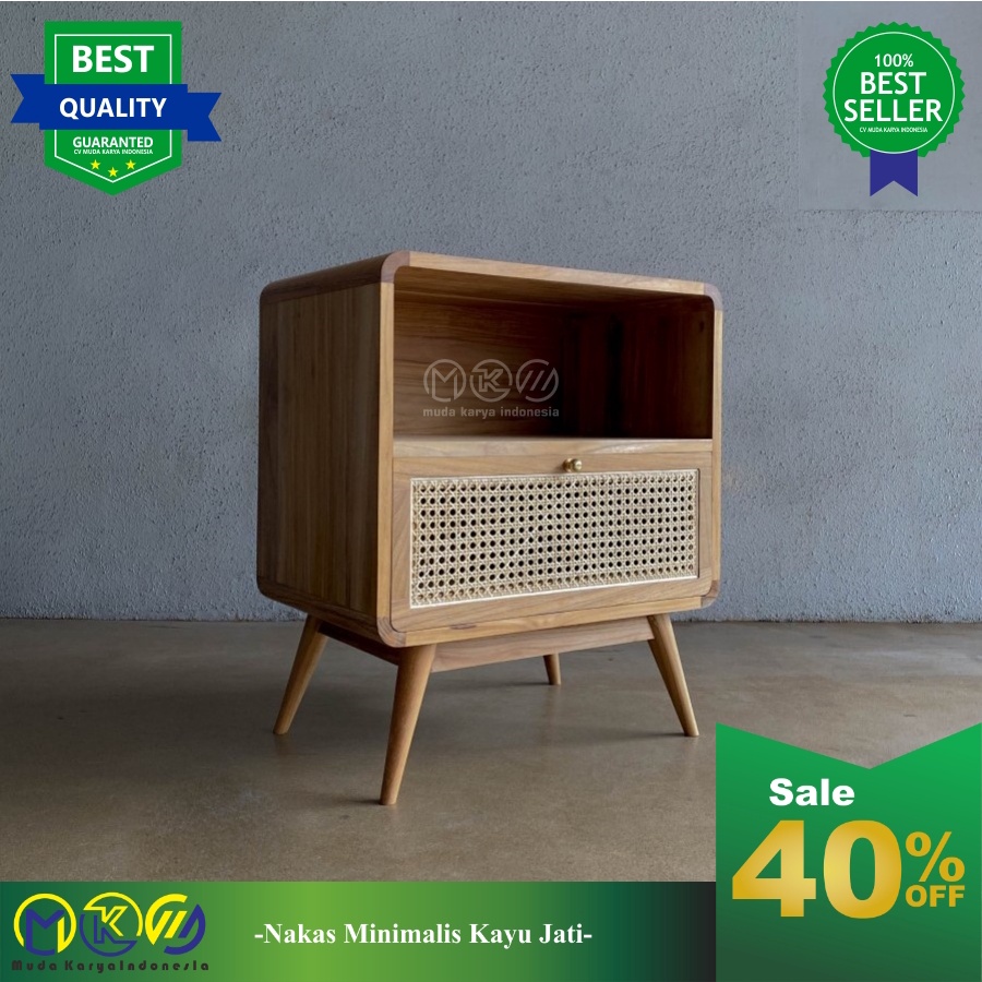 Meja nakas minimalis nakas samping tempat tidur serbaguna