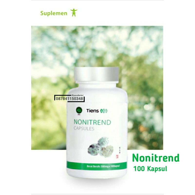 Nonitrend Kapsul Tiens Obat Herbal Usus Buntu Pernapasan & Kulit Kaya Vitamin C