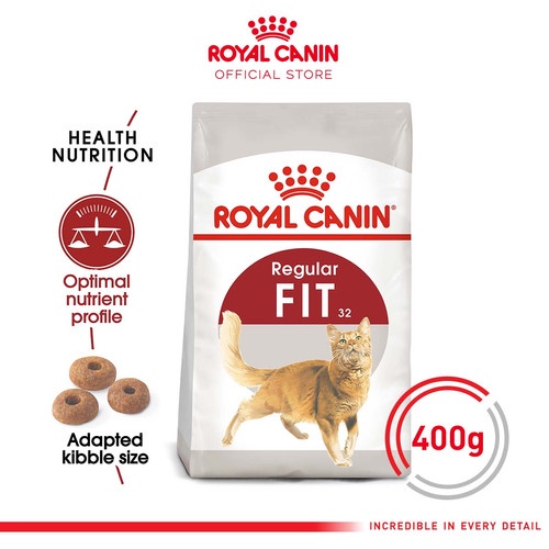 Royal Canin FIT 32 400GR Gram Makanan Kucing Cat Food Kering Dry Pakan Pelet Premium