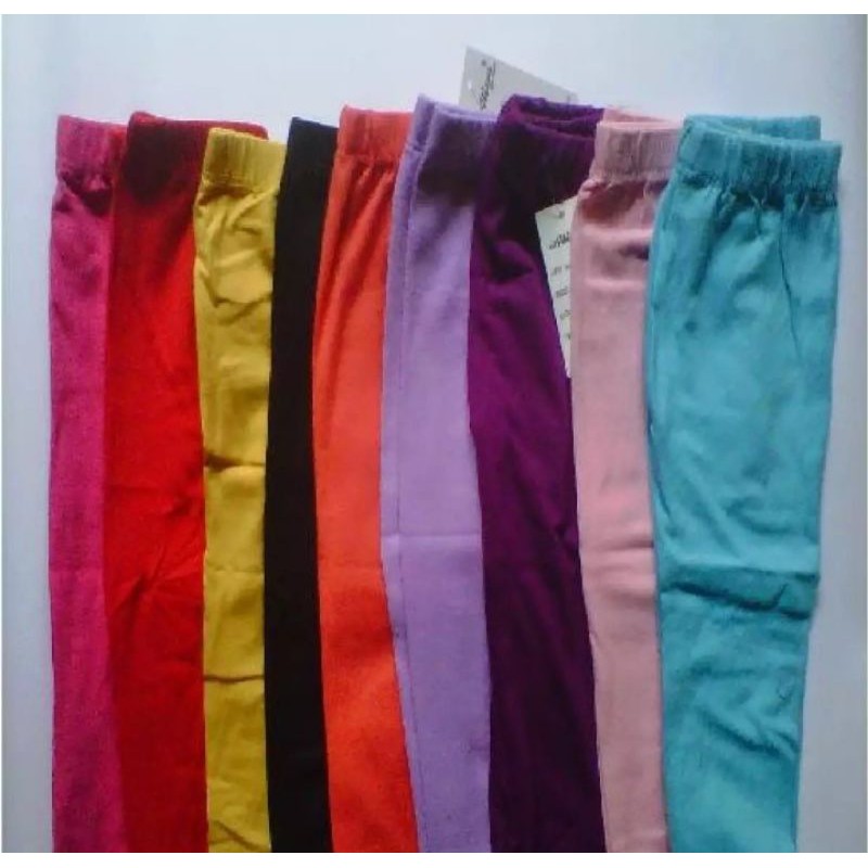 PROMO.....3 PCS CELANA LEGGING ANAK POLOS /LEGGING ANAK