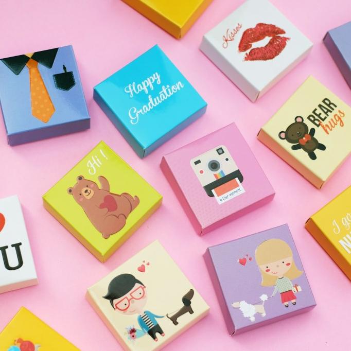 

PROMO Coklat Mingle souvenir- Letter Box Chocolate 1 box MURAH