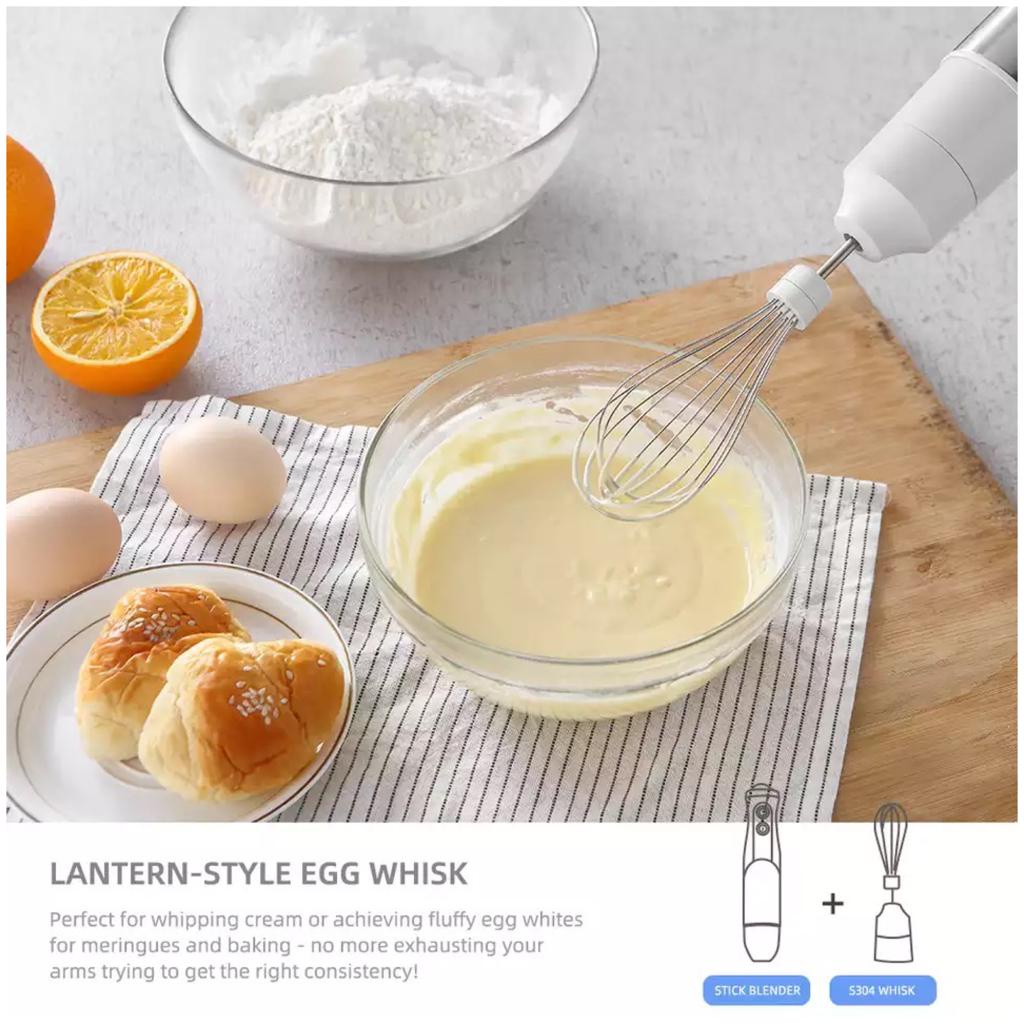 Jubake Hand Blender Set Multifungsi Blender Tangan Portable Penggiling Juice Buah Daging Kacang Keledai Mesin Pencincang Makanan 3 in 1