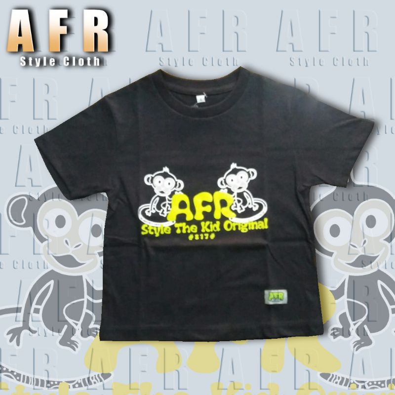 Kaos Distro Anak Original AFR Clothing "Monkey"