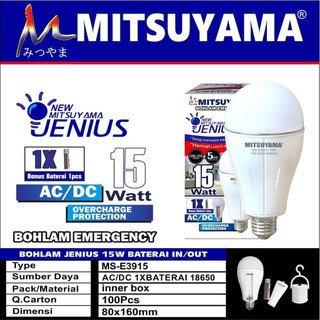 Emergency Lamp / Lampu Emergency Bohlam LED Genius