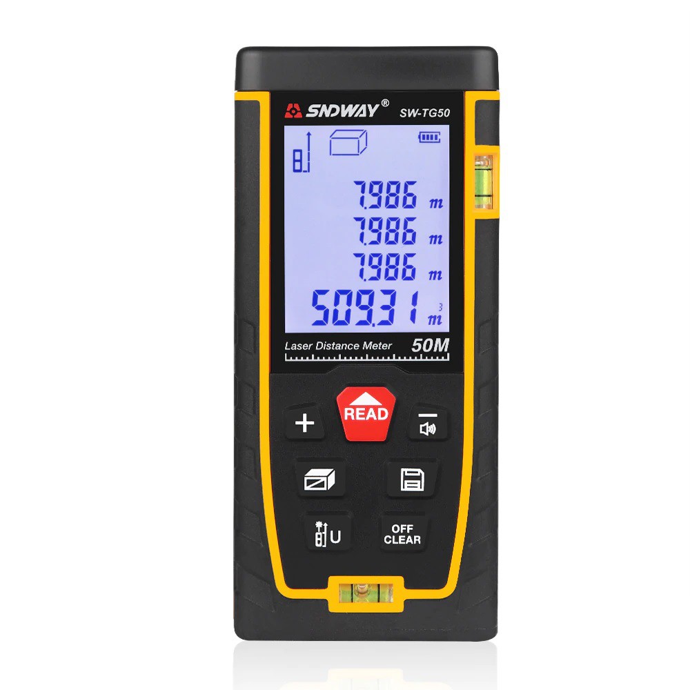 SW-TG50 SNDWAY - Infrared Laser Distance Meter Measurement Tool 50M