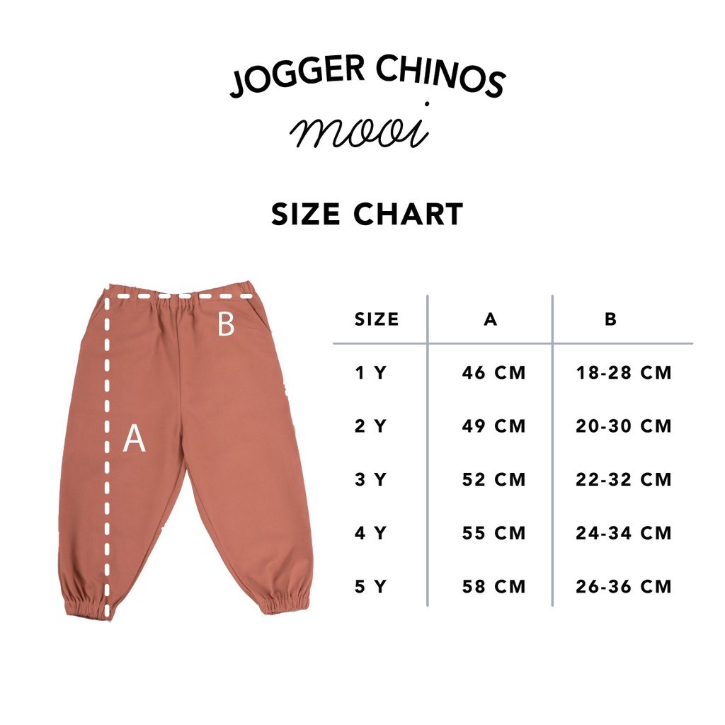 Mooi 1-10 Tahun Celana Chinos Panjang Anak Jogger Chinos CBKS SO