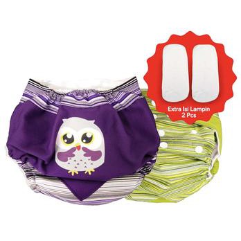 Dialogue DLD3203 Diapers Baby Print Salur + 2 Lampin