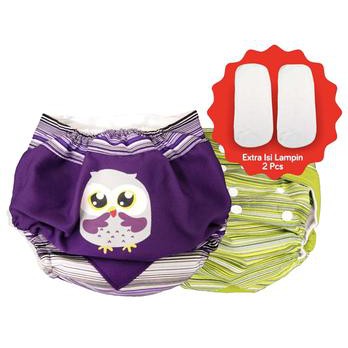 Dialogue DLD3203 Diapers Baby Print Salur + 2 Lampin