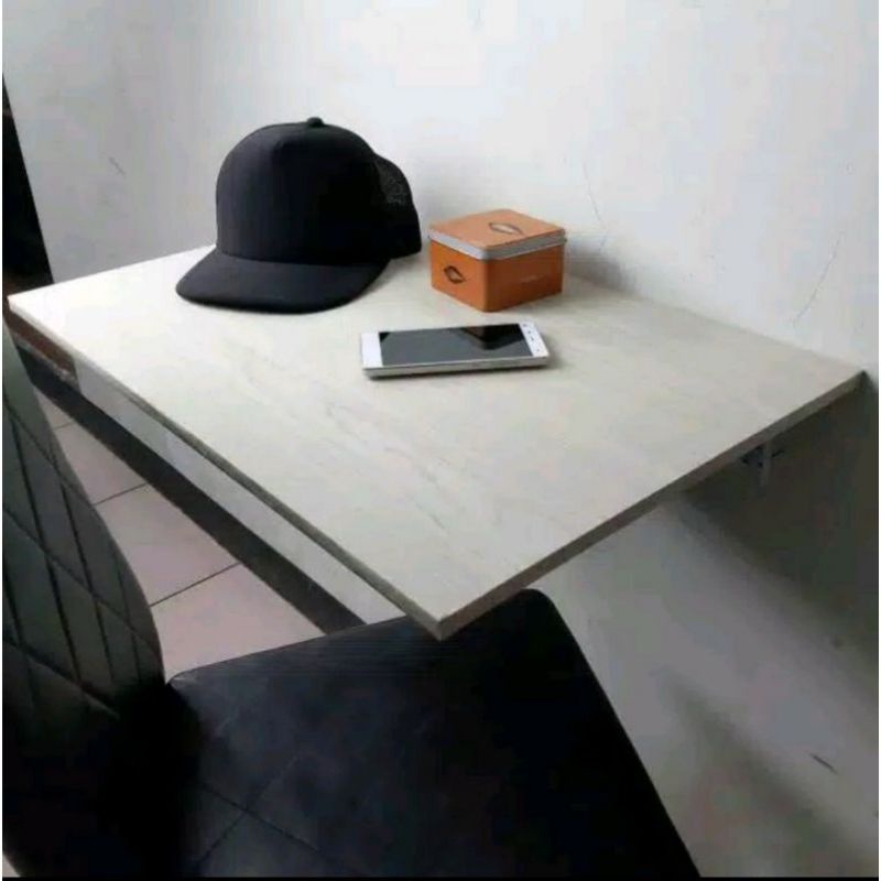 meja lipat dinding minimalis