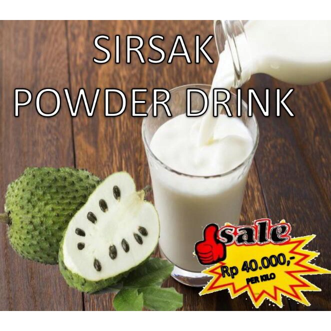 

PROMO!!! SIRSAK POWDER DRINK BUBUK MINUMAN 1000GR MURAH