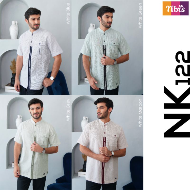 NIBRAS KOKO NK 122 KEMEJA MODEL BARU CASUAL