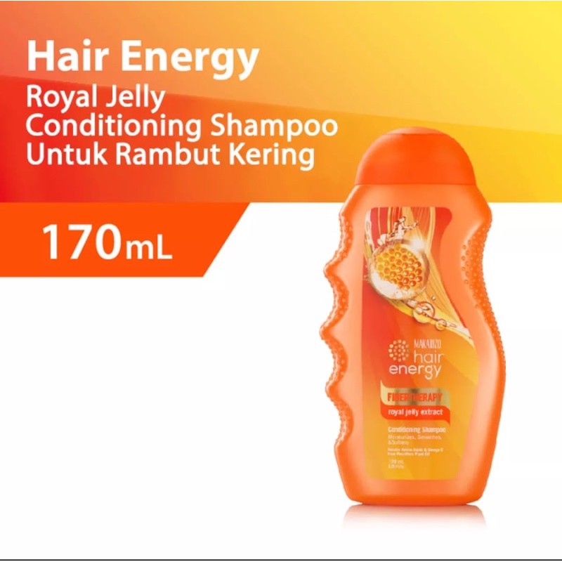 Makarizo Hair Energy Fibertherapy Conditioning Shampo Royal Jelly 170ml