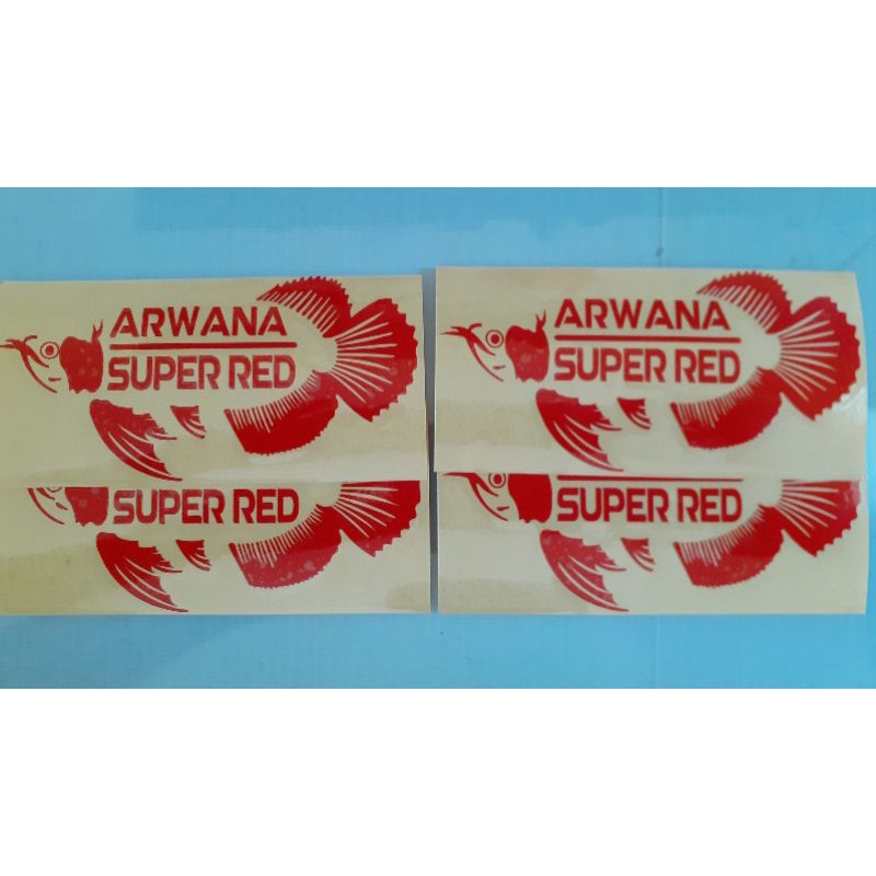 

Sticker Cutting Arowana.