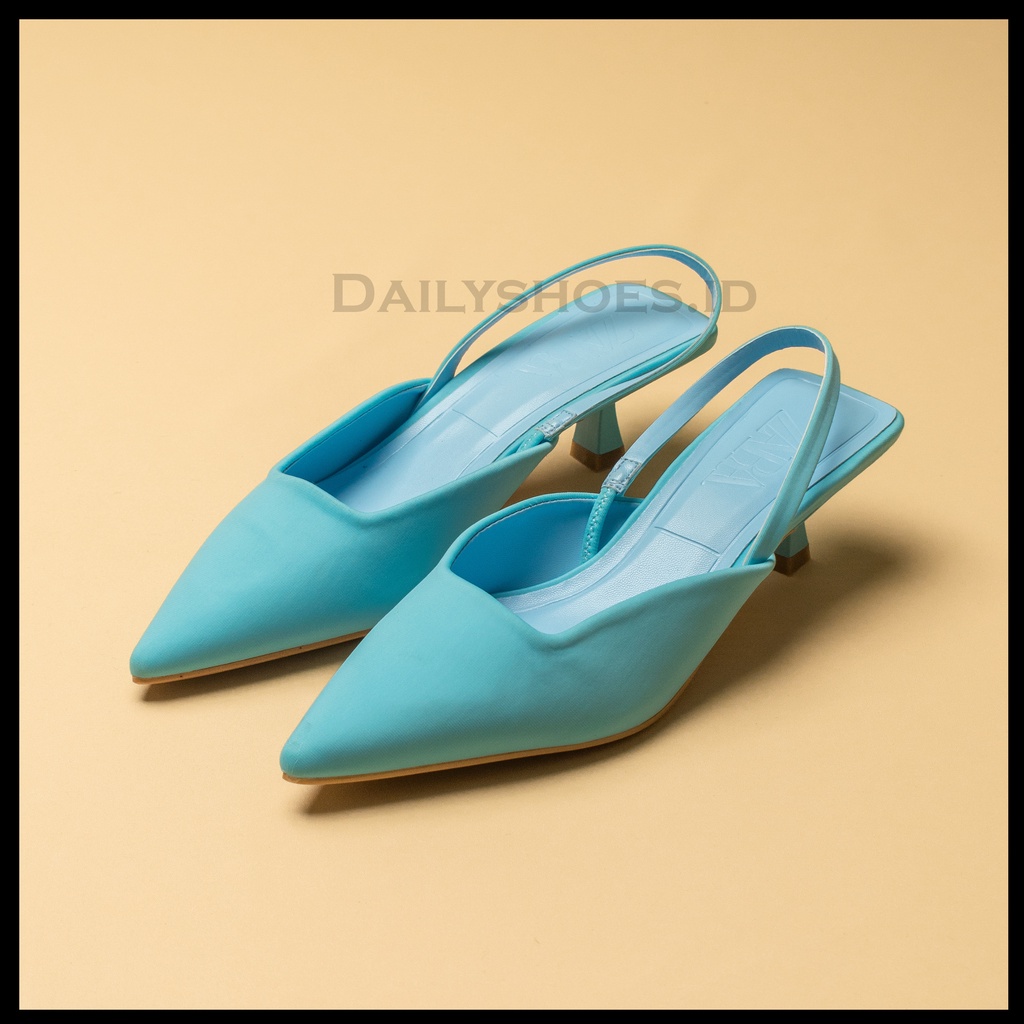 Sepatu Z 488 / Sendal / Sandal Wanita Import Heels / Flat 5cm Kualitas Premium Murah Korean Style Cocok untuk Pesta Kondangan Kerja Z 488 Awet dan Tebal by Dailyshoes_id