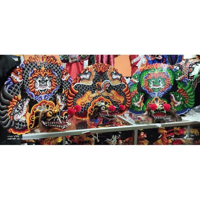 barongan smp cat brush murah / barongan / ganongan / reog / bujang ganong / pecut bopo / kaos bopo