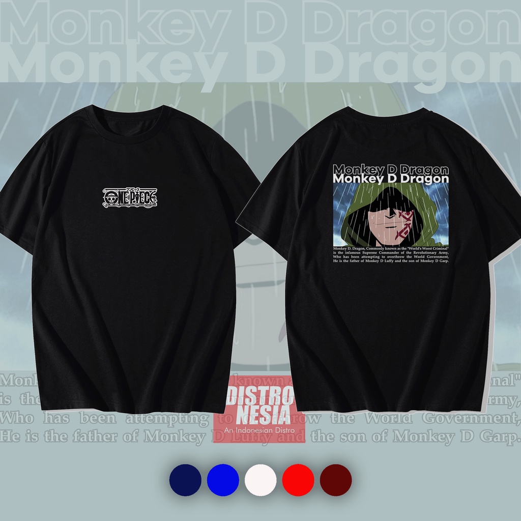 Kaos Dragon One Piece Revolusioner Monkey D Dragon Baju Anime Premium