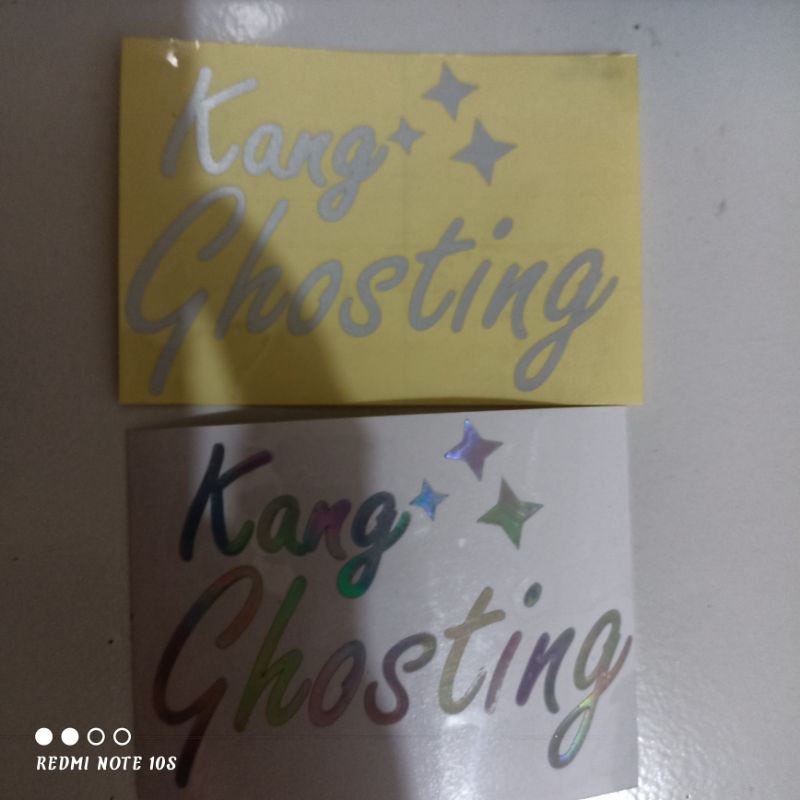 sticker cuting kang ghosting (A10)