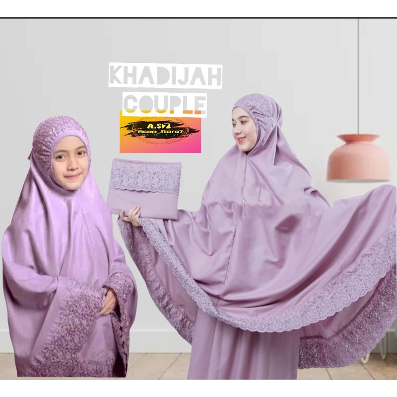 MUKENA SITI KHADIJAH PASTEIEENA COUPLE {IBU+ANAK} ORIGINAL