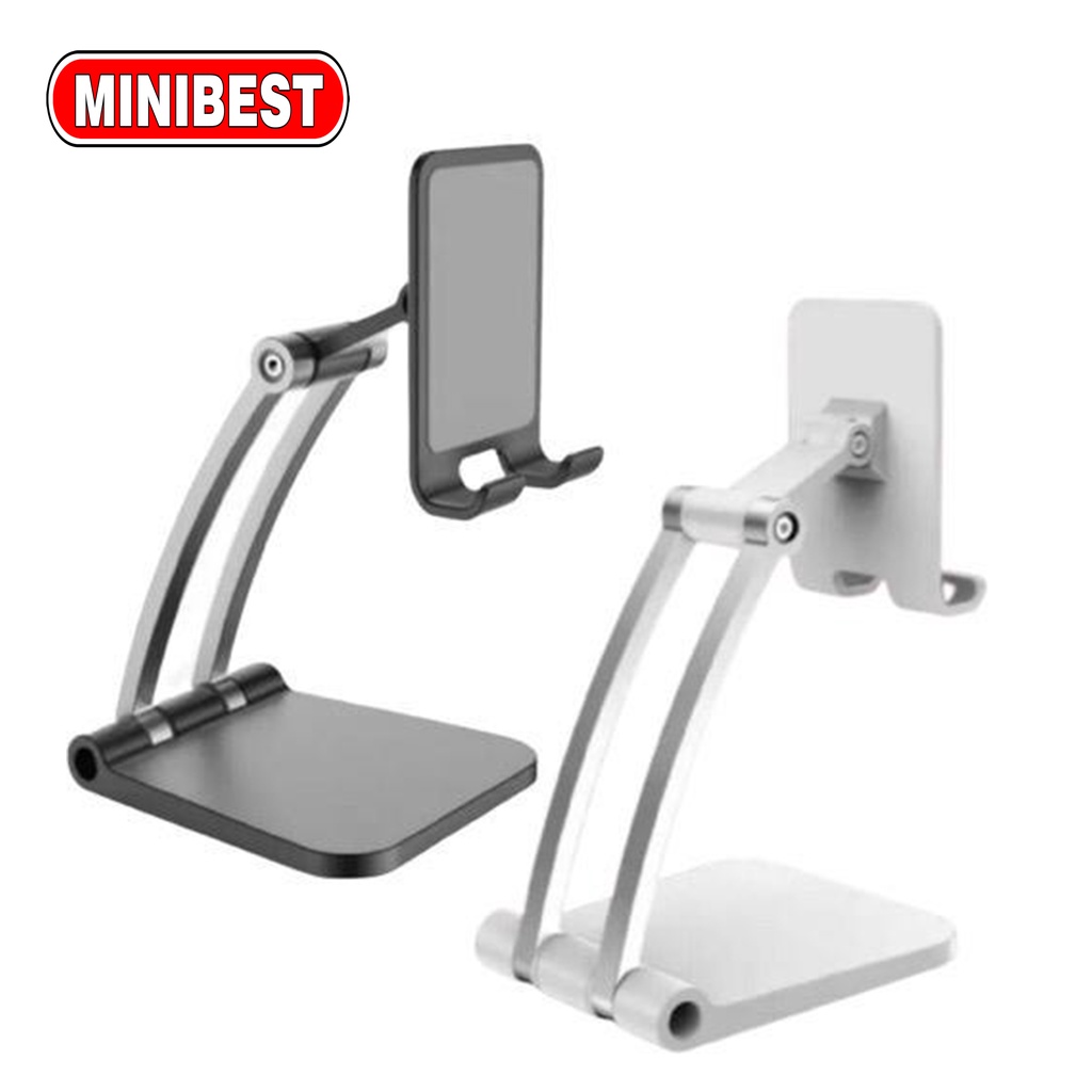 Minibest Holder tablet Hp Full Stainless Folding Mobile Phone Desktop Stand Q-009