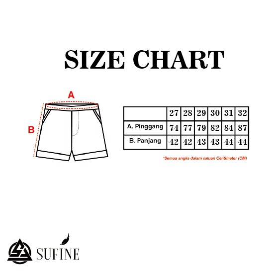 Sufine Celana Pendek Sobek Premium Boardshort Original Produk