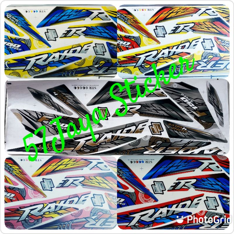 Sticker Striping Satria FU Injeksi/FI Variasi RAIDER