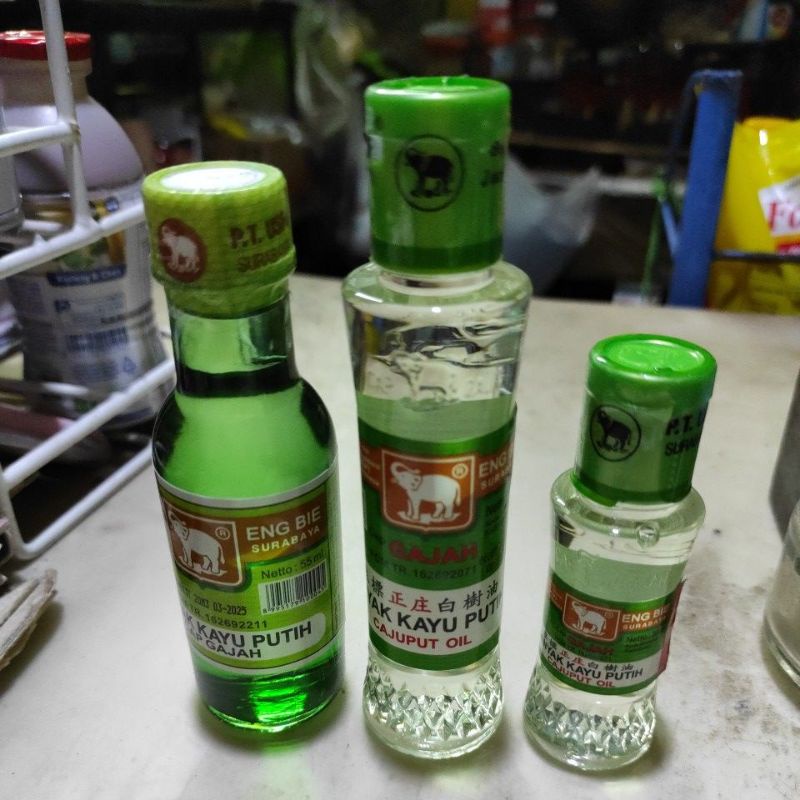 Minyak Kayu Putih cap Gajah Botol Kaca / Plastik