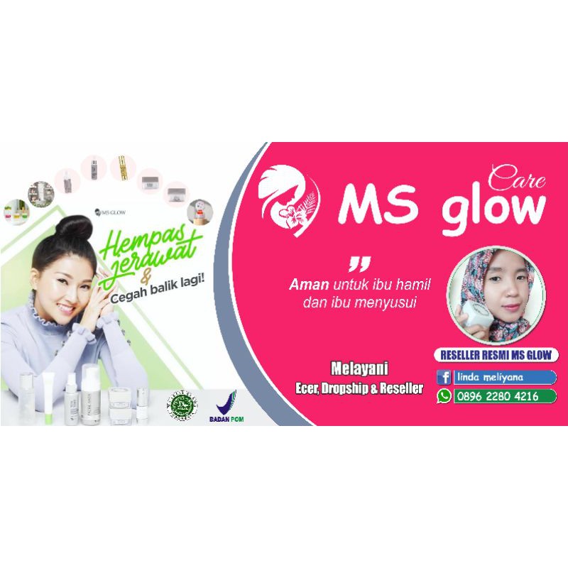 Jual Banner Spanduk Ms Glow Shopee Indonesia 9413