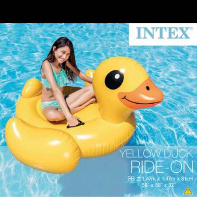 Pelampung Bebek Yellow / Yellow Duck Ride-On