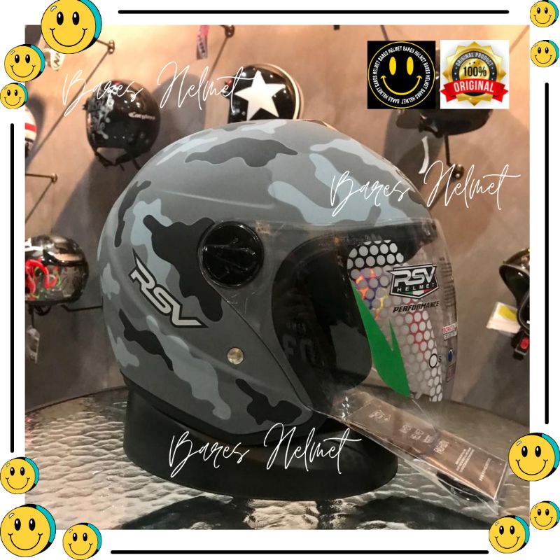Helm RSV Super Color CAMO Grey Helm Half Face