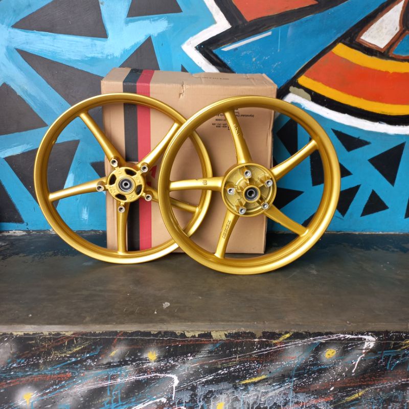 Velg vrossi copy rcb buat Mx king,vixion new ukuran 1.60/2.15-17