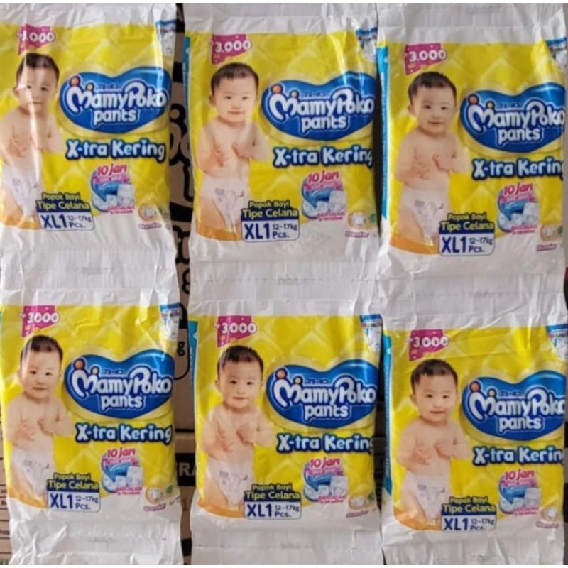 mamypoko  pants x-tra kering xl1 renceng isi 10 PROMO