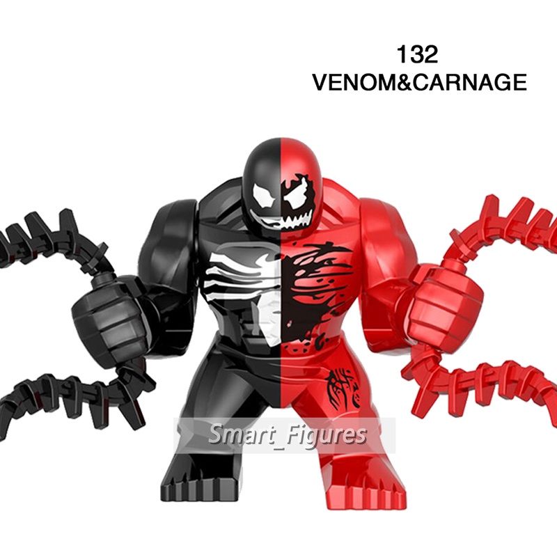 Eg135 Mainan Action Figures Venom Marvel Super Heros Eddie Brock Minifigures Carnage Antivenom Spiderman Untuk Hadiah