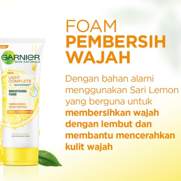 ⭐BAGUS⭐ GARNIER FACIAL WASH | Pure Active / Sakura / Light Complete Whip Foam 50 &amp; 100ml