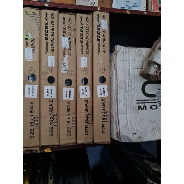 velg excel takasago asia 18.160 black rx king