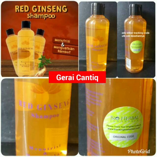 RED GINSENG SHAMPOO BPOM / SAMPO PENYUBUR RAMBUT